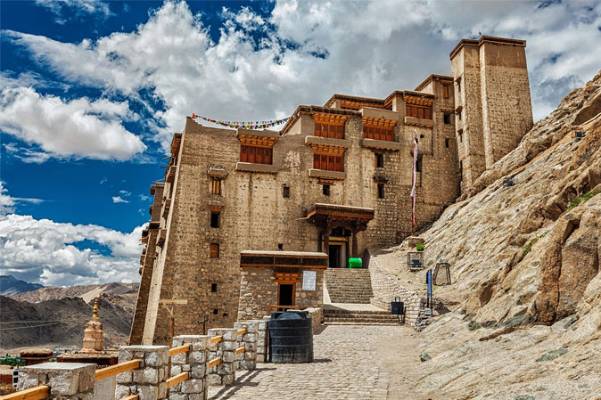 Leh Palace and town below